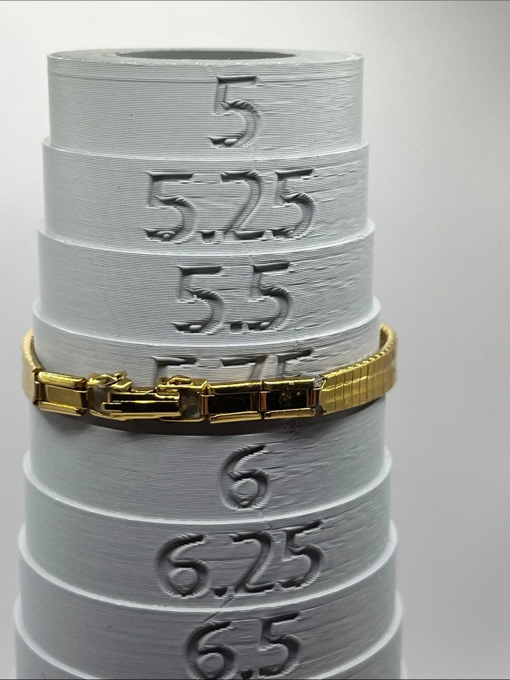 Dufonte Lucien PicLadies 17mm watch Gold Tone Diamond & Dark Blue Ruby Bezel - Picture 3 of 14